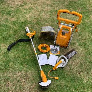 RYOBI 芝刈り機 オレンジ ⭐︎商談中 RYOBI お庭のお手入れセット⭐︎