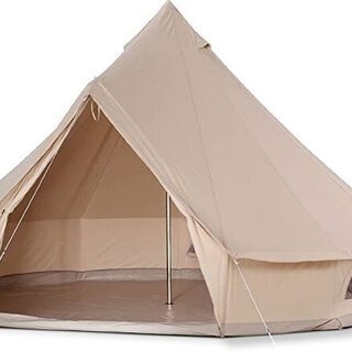 Bell Tent ベルテント特大 ハイクオリティ 100%コットン仕様 防水 ティーピーテント グランピング ガーランド付き
