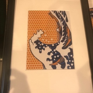 一つ500円！嵐山竹林の道額や和風額！ホテルで飾っていました！の画像