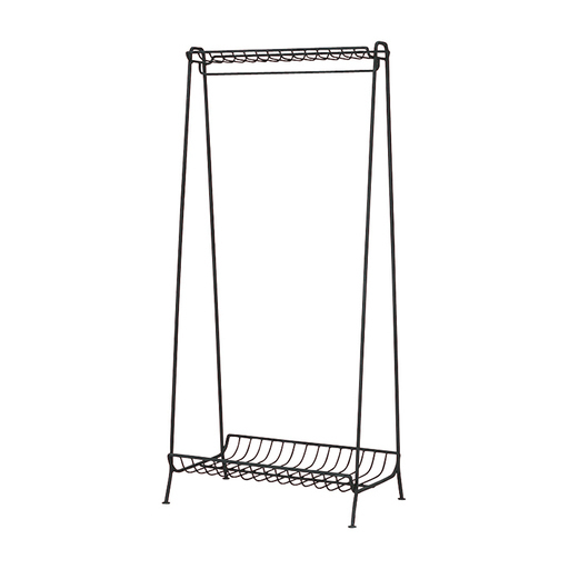 9/16 値下げ! 美品! unico STELLA アイアン ワイドハンガーラック 黒