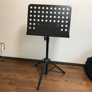 譜面台 PLAYTECH MS20BK 譜面立て オーケストラスタンド