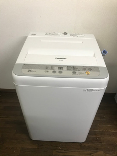 送料無料/設置無料美品NA-F50B9/パナソニック/Panasonic/洗濯機/5kg/2016年製