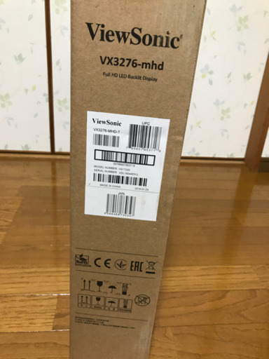 31.5インチモニター（ViewSonic製）