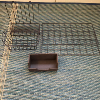 アイアンネット　突っ張り棒等あげます！