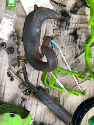 KDX125SR 純正チャンバーサイレンサー