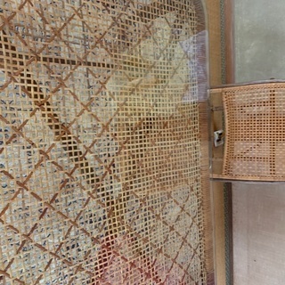 籐のテーブルと座椅子　値下げ‼️の画像