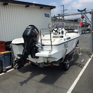 トレーラーボート　トレーラー  牽引車付き　牽引免許不要の画像