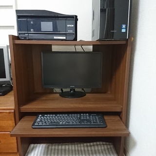 【中古】パソコンデスク　ロータイプ