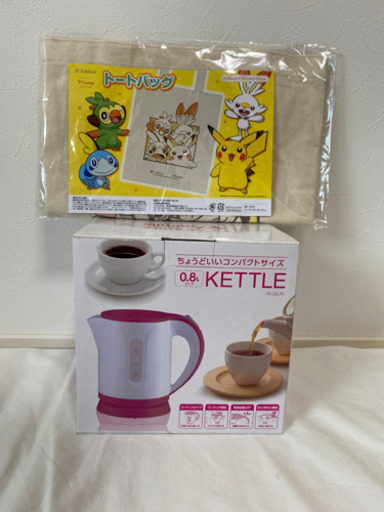 新品未使用未開封　ケトルとポケモントートバッグ