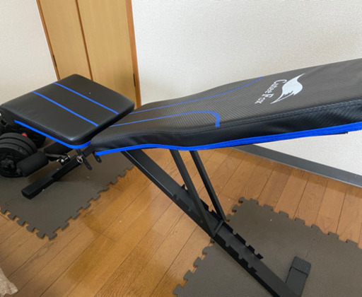 インクラインベンチ+ダンベル10キロ×2