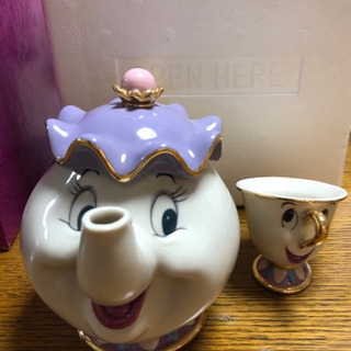 製造終了品 ディズニー　美女と野獣　ポット夫人 ティーセットの画像