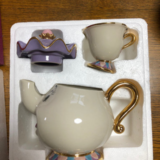 製造終了品 ディズニー　美女と野獣　ポット夫人 ティーセットの画像