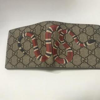 GUCCI スネーク折り財布  
