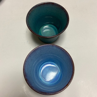 有田焼「聖山窯」小鉢&湯呑み「龍鳥」