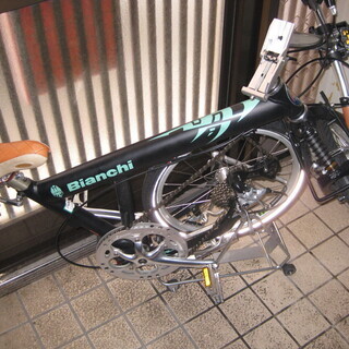 ビアンキ 7005シリーズ 18インチ 折りたたみ自転車 黒
