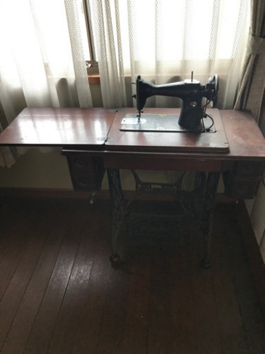 ミツボシ　ミシン　ミシン台　レトロ　アンティーク