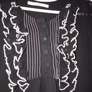 黒のシースルートップスです！の画像