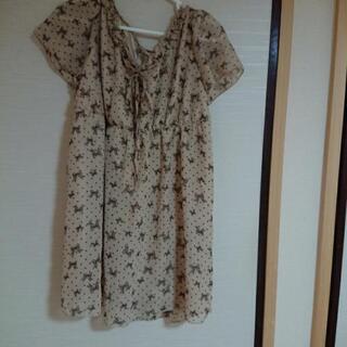 新品タグつき リボン柄のチュニックです！
