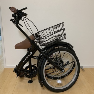 折り畳み自転車（黒）の画像