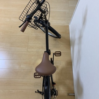 折り畳み自転車（黒）の画像