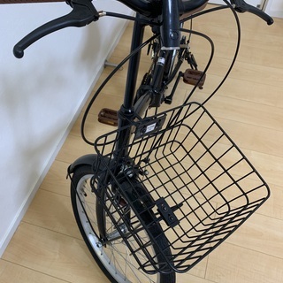 折り畳み自転車（黒）の画像