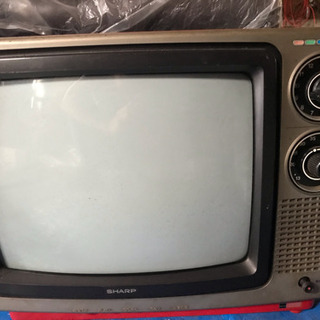 超レトロ SHARPブラウン管テレビ