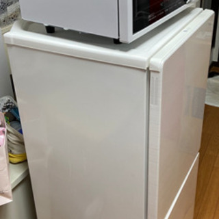 冷蔵庫　電子レンジセットの画像