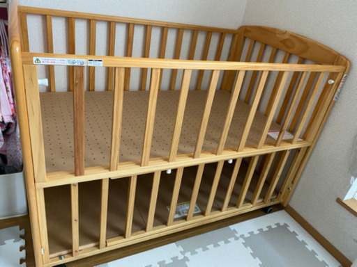 ベビーベッドとお尻拭きウォーマーセット