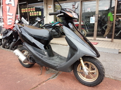 NO.3317　ライブディオＺＸ （ＤＩＯ） ２サイクル　ハネ付き　ディスクブレーキ　キャストホイール　ブラック　☆彡