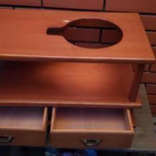 ポット、お茶用具台