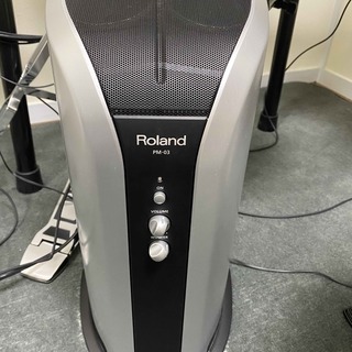 中古：Roland TD-17KVX-S ハイハットスタンド付き5点セット 電子ドラムセット＆Roland PM-03 電子ドラム用 パーソナルモニター 接続用ミニステレオケーブルセット＆YAMAHA ドラムマット DM1314の画像