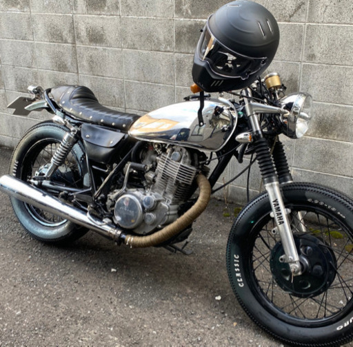 ［売約済］SR400 カフェレーサー　車検付き　今月末まで。