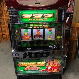 交換も可】パチスロ実機 北電子 5号機 ジャグラーガールズ コイン不要機付