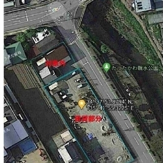 ★貸土地★  生駒郡平群町　434坪　  #資材置き場　＃トラッ...