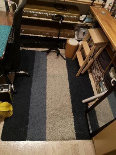 無印良品　ウール100％ラグ
