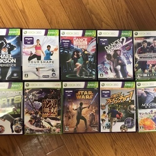 Xbox360 60GB+kinect ソフト10本