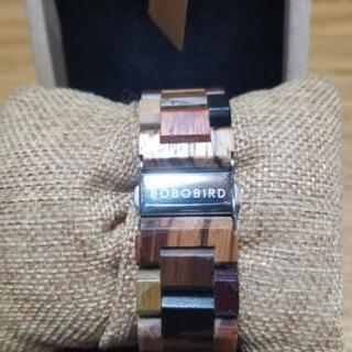 木製腕時計 bobobird メンズの画像