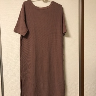 GU🎵半袖ワッフルワンピ🎵Mサイズ🎵美品🎵