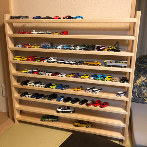 ミニカー用　木製棚