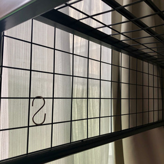 宮付き ロフトベッド ブラックの画像