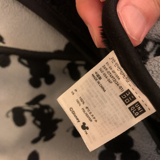 UNIQLO ユニクロ ディズニー フリースブランケット アラジン 柄 ミッキーの画像