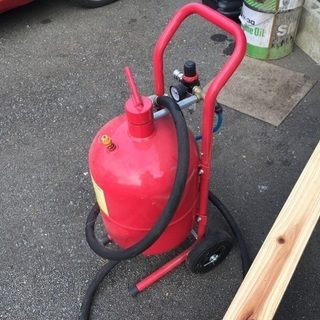 サンドブラスト 5ガロン １回使用 直圧式の画像