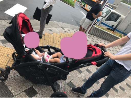 二人乗りベビーカー