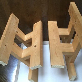 椅子の脚、材木、角材としても