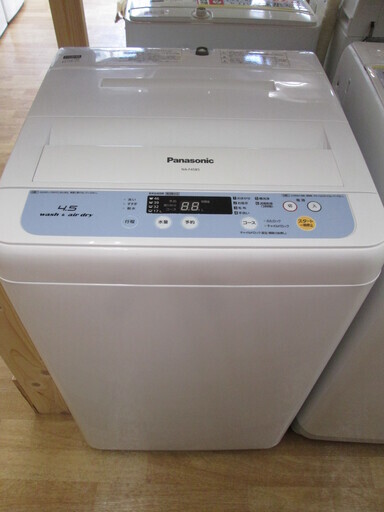 パナソニック　洗濯機　NA-45B5　中古品　2013年式　4.5ｋｇ