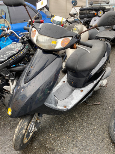 HONDA DIO AF62 実動ですが、車体番号不鮮明　部品取り　福岡市南区