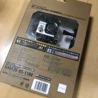 コンパクト/防水/4K ULTRA HDカメラ/TAC-20S4K/GoPro/海/川/旅行/自撮り/動画/写真/新品未使用品の画像