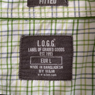 H&Mが日本に来る前の半袖シャツの画像