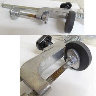 理美容 レジーナ クランプ 2個セット VISE-100 VISE-200 練習用ウィッグ固定器具 バイス  ☆ PayPay(ペイペイ)決済可能 ☆ 札幌市 豊平区 平岸 アウトレットモノハウスの画像