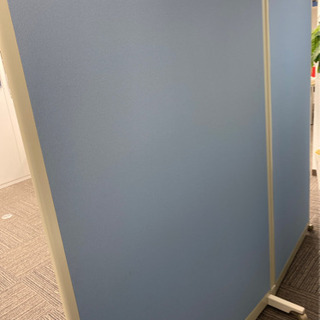 パーテーション　パーティション　青色　中古　無料の画像